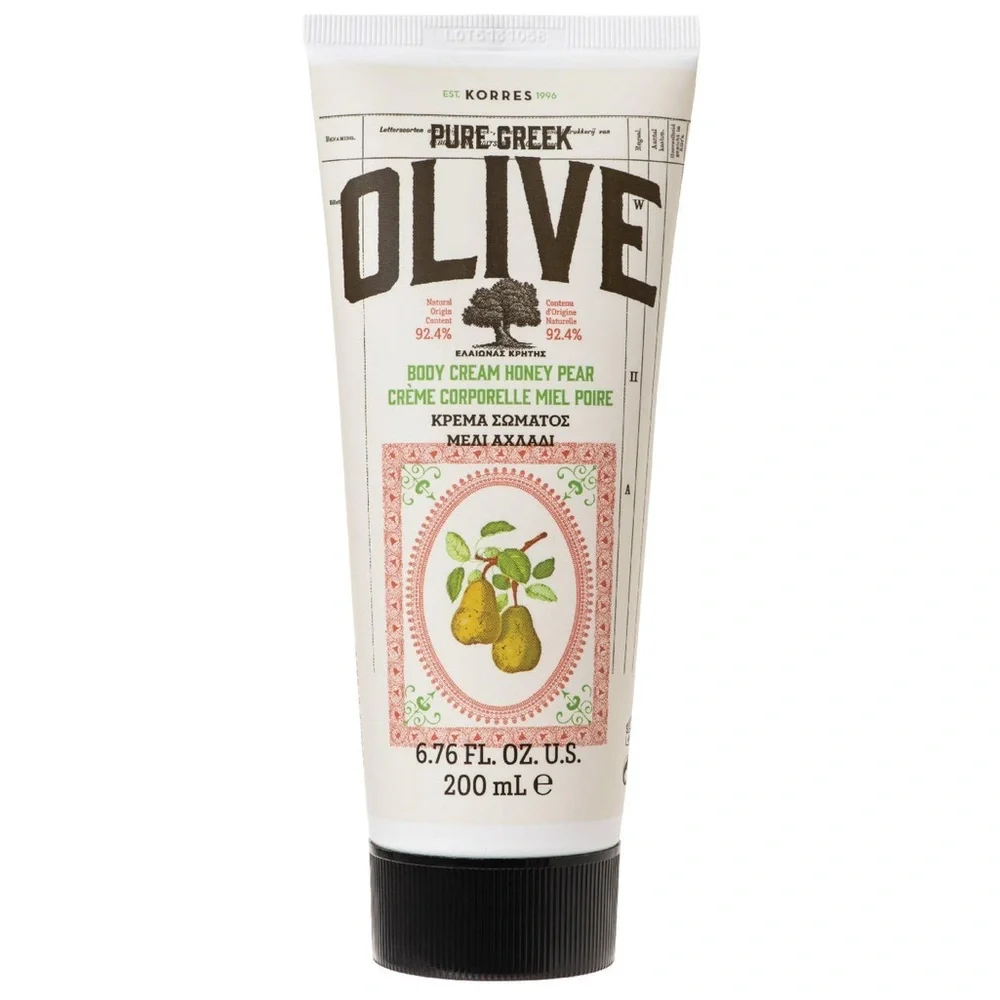 Korres Pure Greek Honey Pear Olive Body Cream New